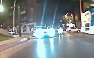 Polisi arxasıyla “sürüyən” “avtoş”la bağlı- Açıqlama+Video