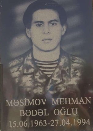 Şəhid Mehman Bədəl oğlu Məsimov