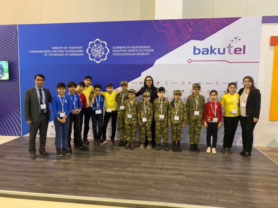 Şəhid övladları “Bakutel 2019” sərgisində