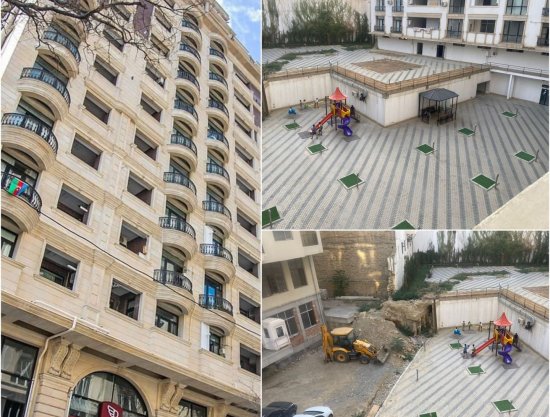 Bakı Appelyasiya Məhkəməsi qanunsuz tikililərlə bağlı "Pilot Residence" yaşayış binasına baxış keçirib